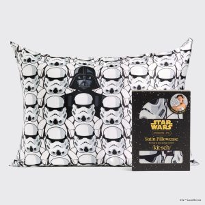 Star Wars™ & Kitsch Satin Pillowcase in Darth Vader & Stormtroopers