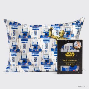 Star Wars™ & Kitsch Satin Pillowcase in R2-D2 & C-3PO