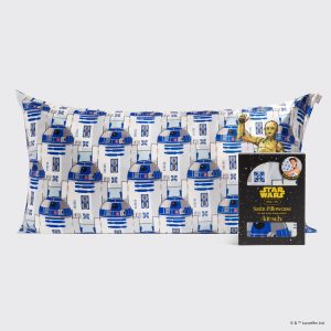 Star Wars™ & Kitsch Satin Pillowcase in R2-D2 & C-3PO - King