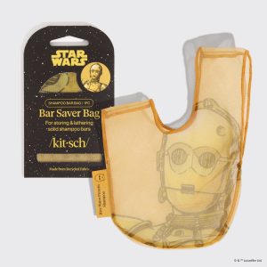 Star Wars鈩?& Kitsch Shampoo Bar Saver Bag - C-3PO