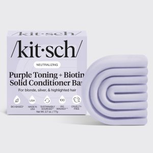 Purple Toning Conditioner Bar for Color-Treated & Grey Hair